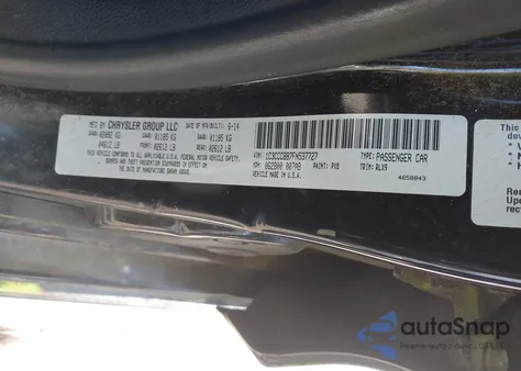 2015 Chrysler 200 S из США, поврежденный, VIN 1C3CCCBB7FN537727